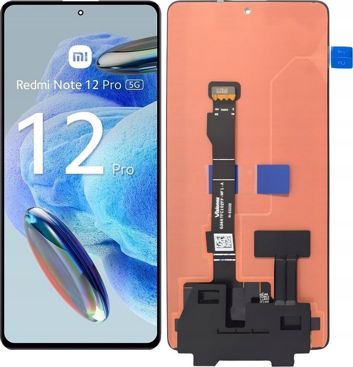 WYŚWIETLACZ EKRAN LCD DO XIAOMI REDMI NOTE 12 PRO 5G OLED DUŻA POWIERZCHNIA (22101316C, 22101316I, 23013RK75C, 22101316G)