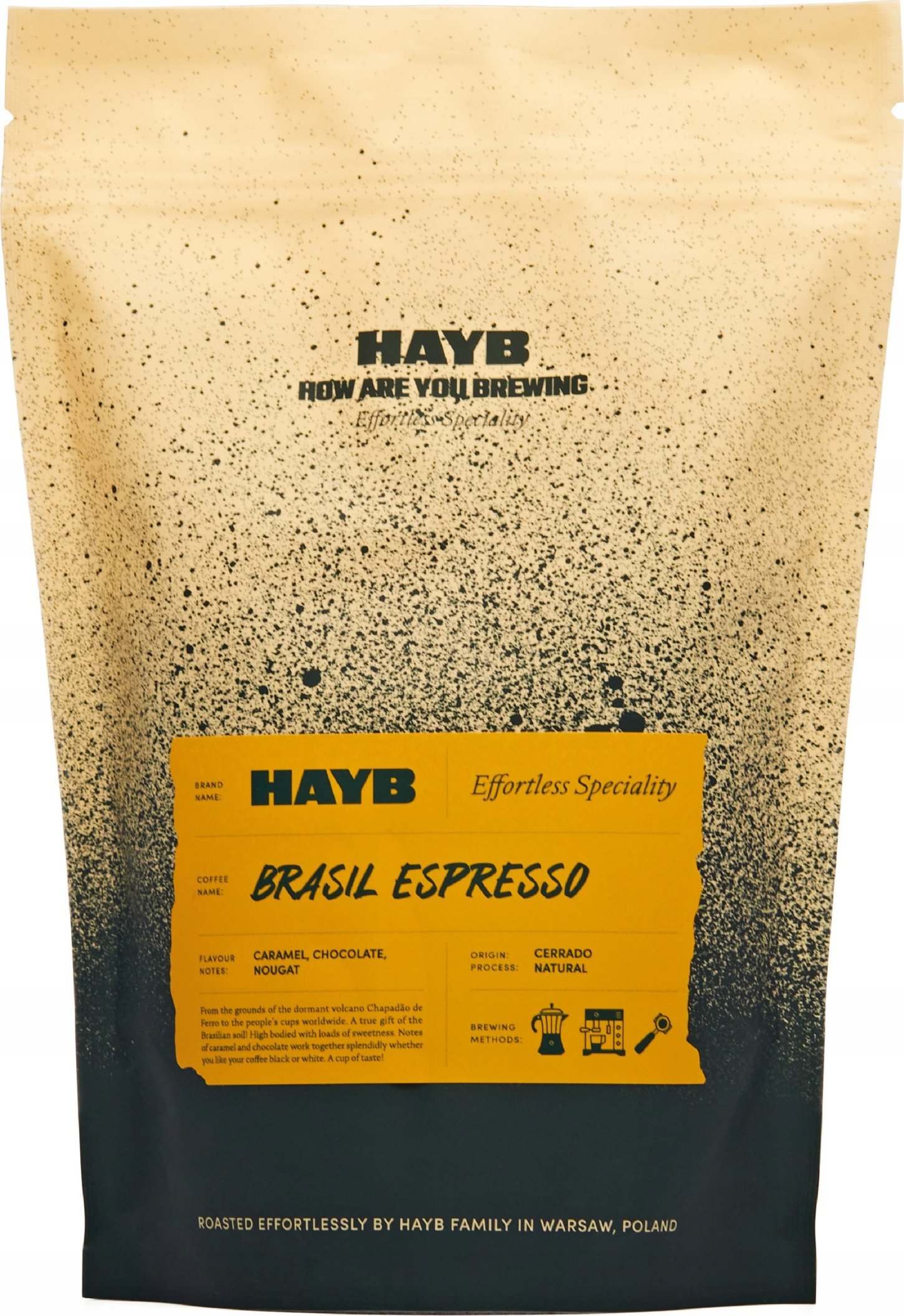 Kawa ziarnista HAYB Brasil Espresso 1 kg