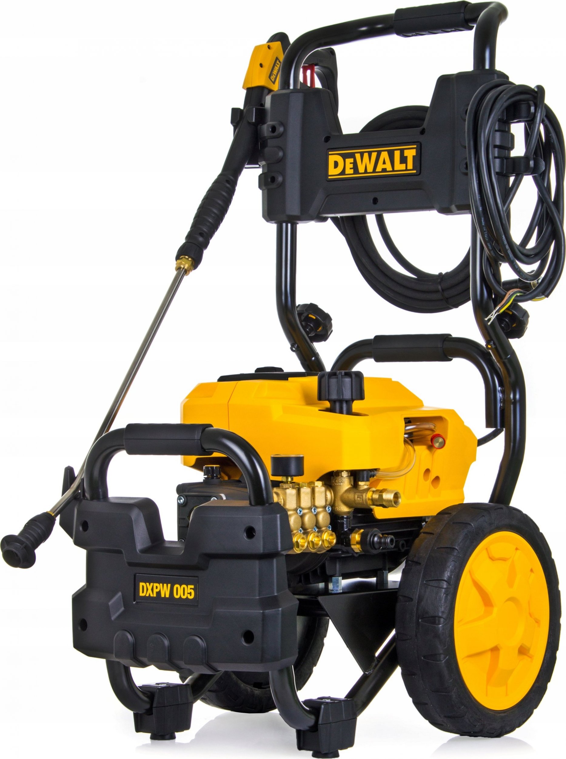 Myjka ciśnieniowa Dewalt myjka ciśnieniowa 7400w 230ba, 840l/h 3f/indukc./p.brass