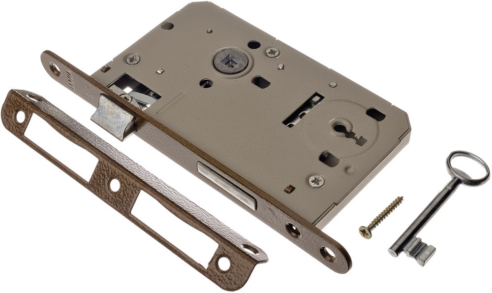 Jania Zamek drzwiowy 72/60mm na klucz z dźwignią (Z010)