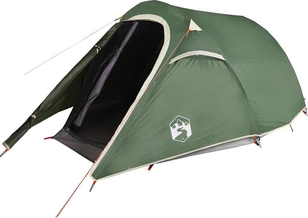 Namiot turystyczny, 3-os., tunelowy, zielony, wodoszczelny