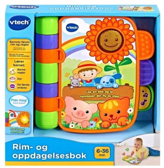 Vtech Baby Rim og Opdagelsesbok NO