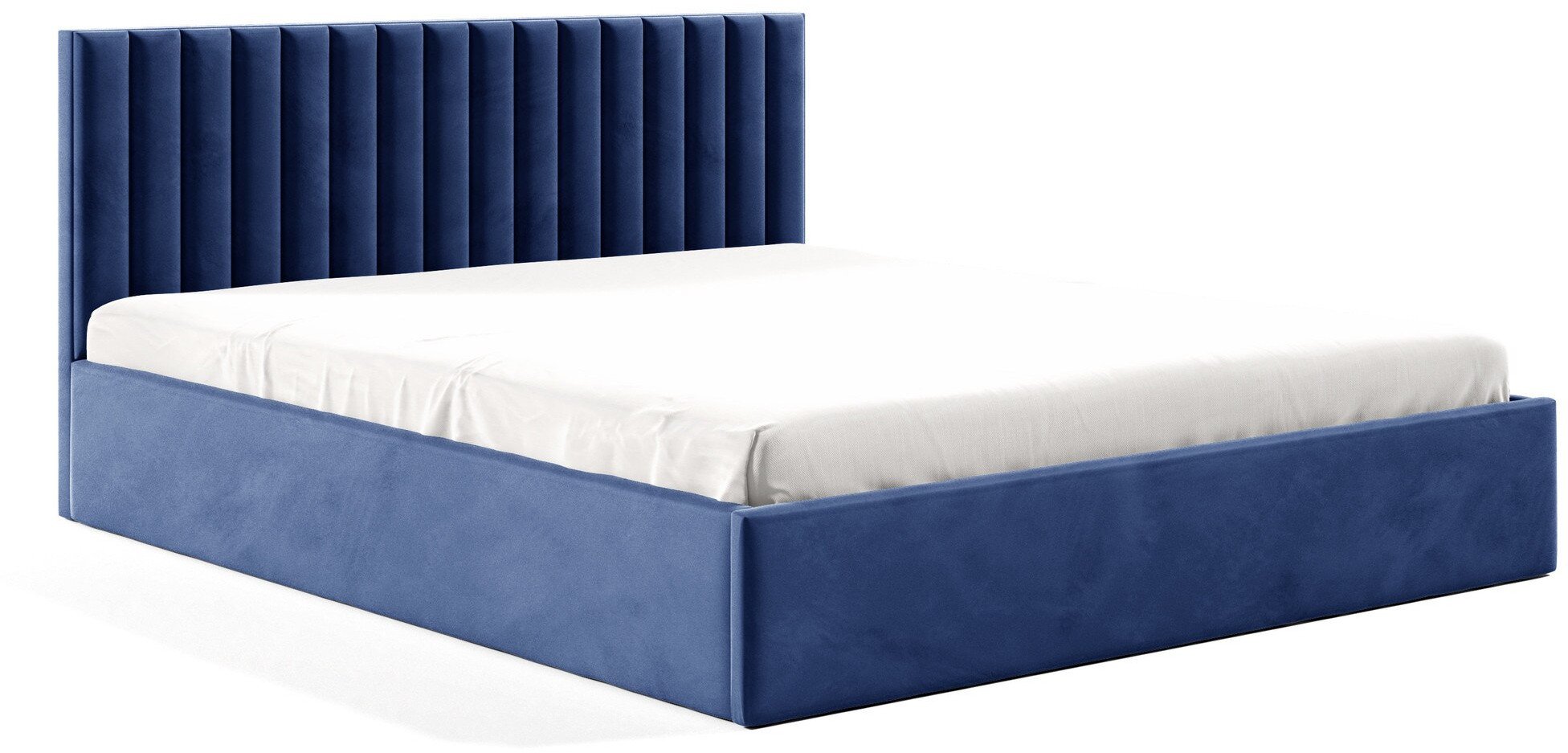 Łóżko tapicerowane FAME 180X200 , stelaż drewniany, na wymiar, welur riviera 81