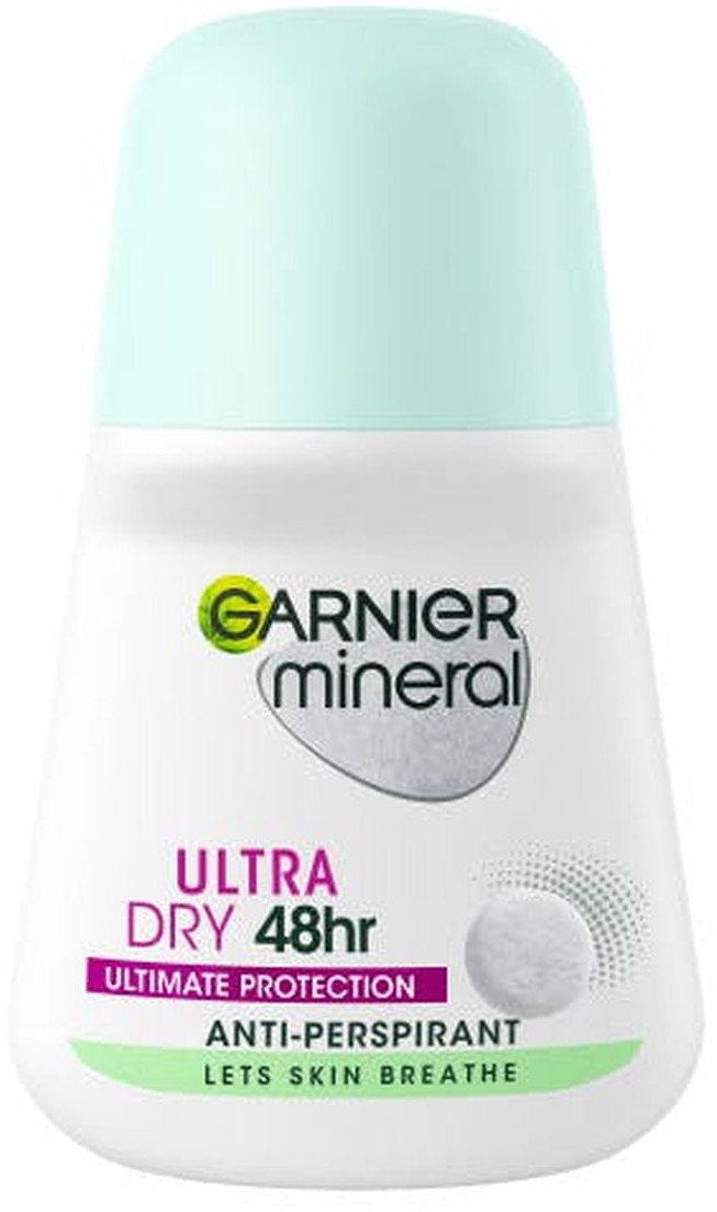 Garnier Mineral Ultra Dry 48Hr Dezodorant Roll On dla kobiet 50ml
