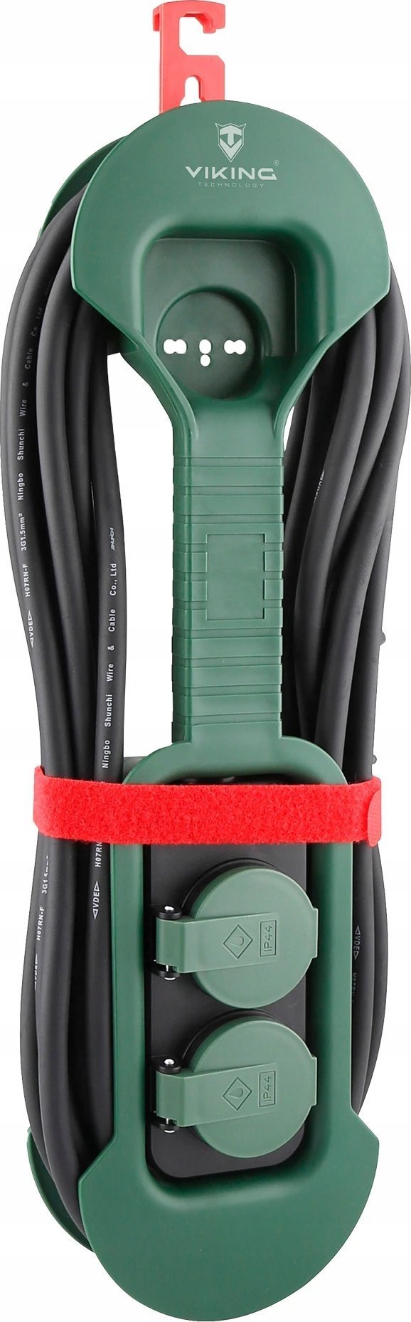 Viking Viking síťová prodlužovací zásuvka R280, 2x AC 230V, IP44, délka 8 m