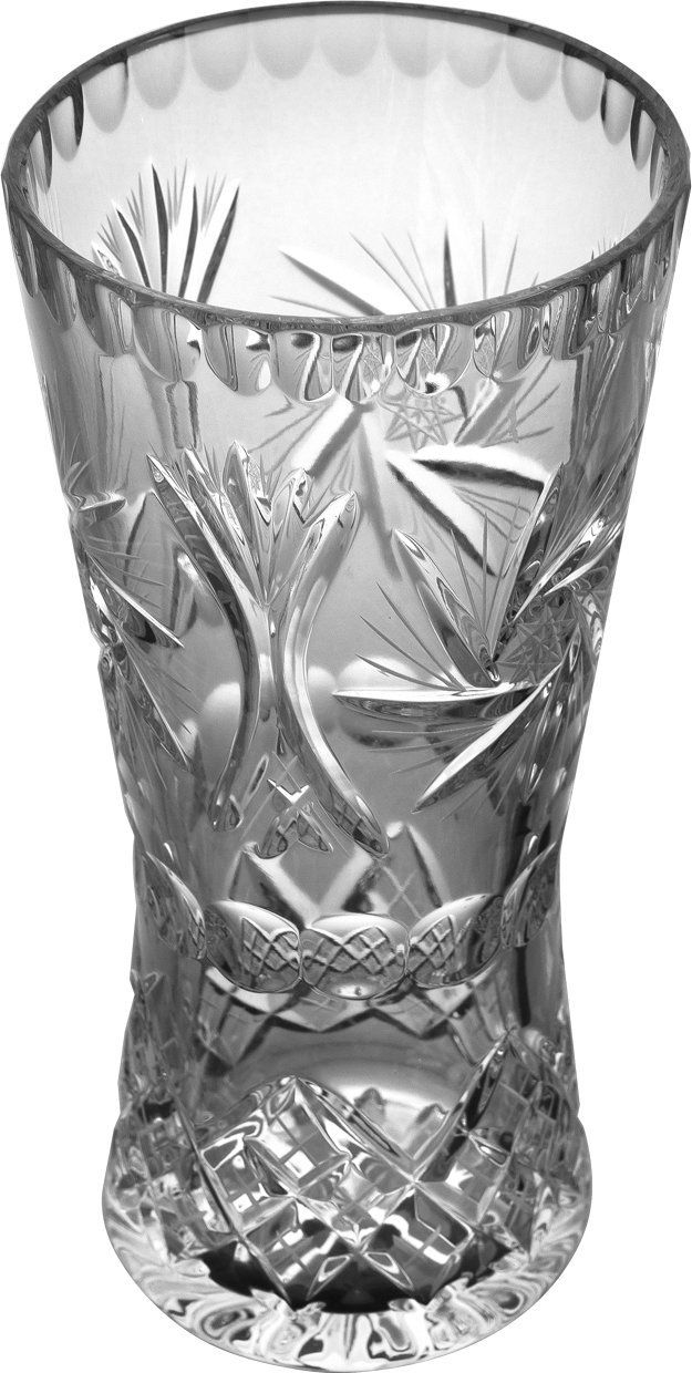 Zawiercie Huta Szkła Wazon kryształowy 20cm Zawiercie