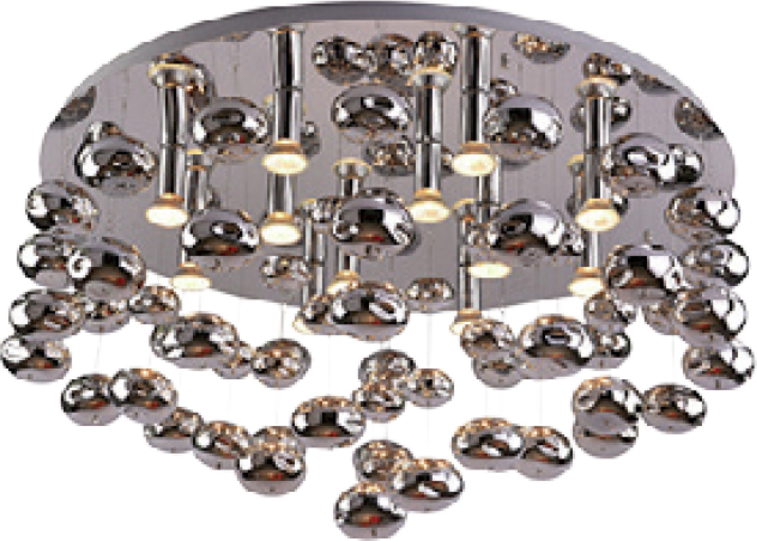 Lampa sufitowa Azzardo LUVIA glamour chrom (AZ2542)