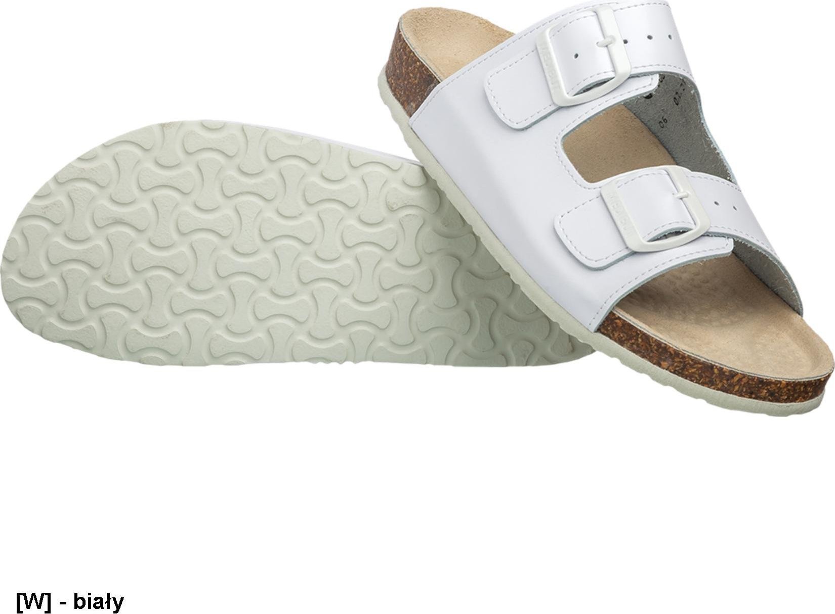 MEDIBUT BMKLAKOR2PAS - Buty białe zawodowe 45