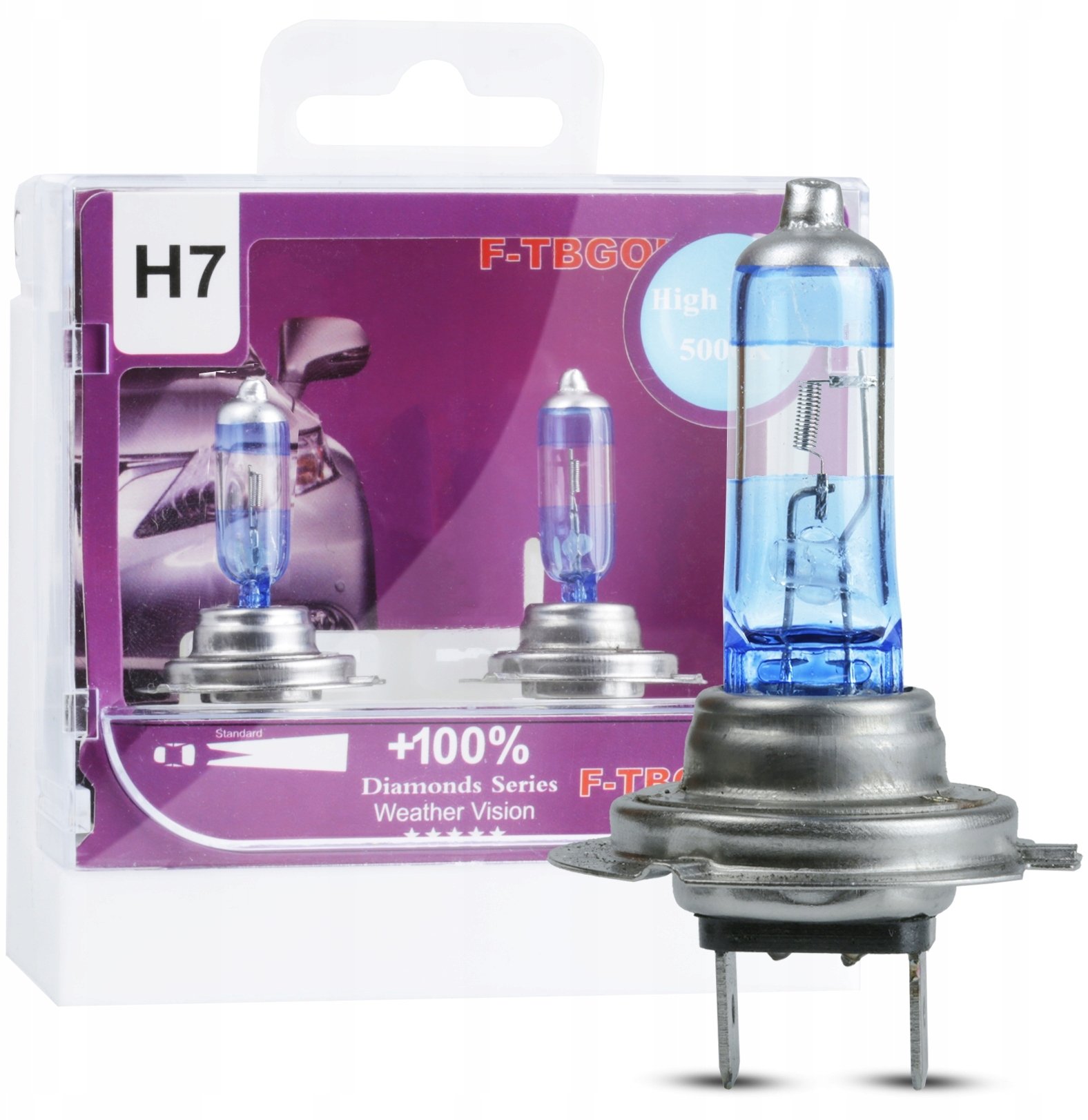 Żarówki Interlook H7-55W-BLUE H7 55 W 2 szt.