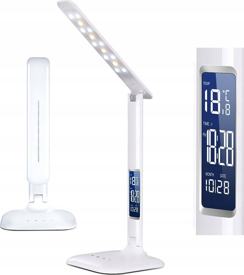 Lampka biurkowa Alogy biała (5903641900720)