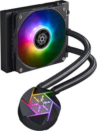 Chłodzenie wodne SilverStone SilverStone VIDA 120 SLIM 120mm, water cooling (black)