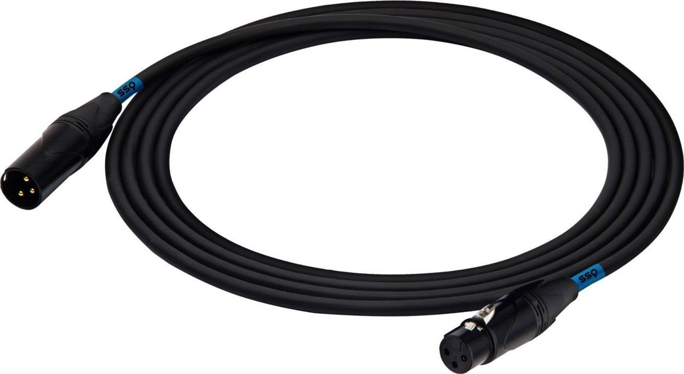 Kabel SSQ XLR - XLR 1m czarny (SS-1838 )