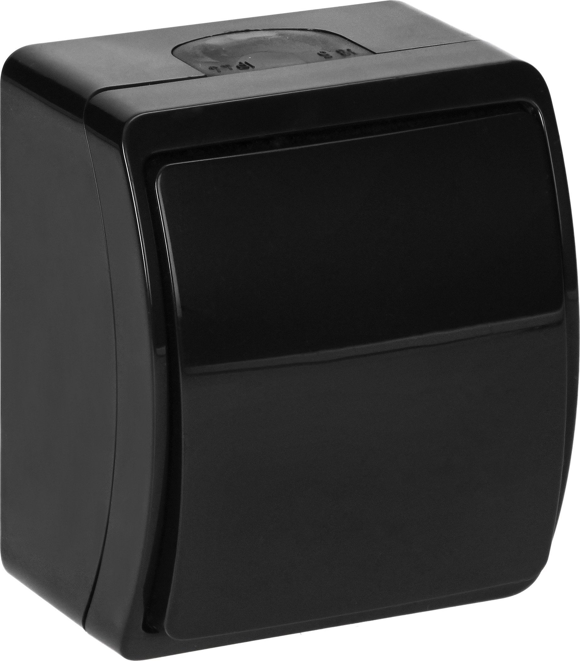 Orno Łącznik jednobiegunowy n/t AQUATIC, IP44, czarny