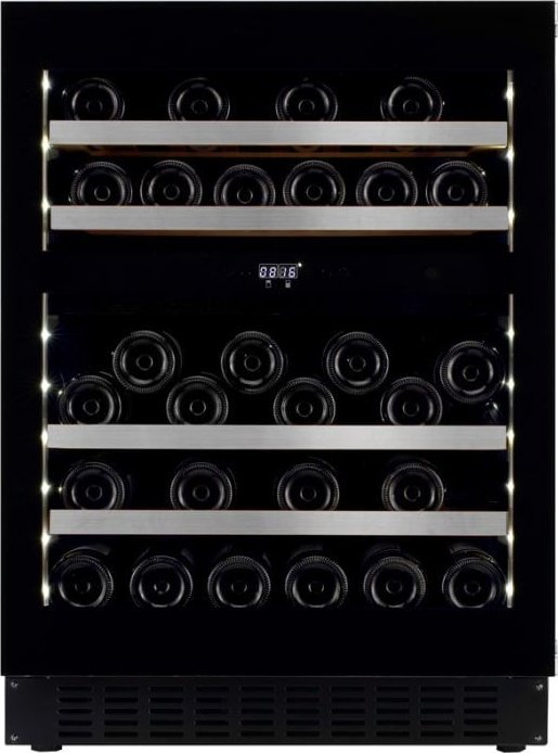 Chłodziarka do wina mQuve mQuvee WCD60FGBP WineCave 720 Exclusive 60D Fullglass Black Push/Pull