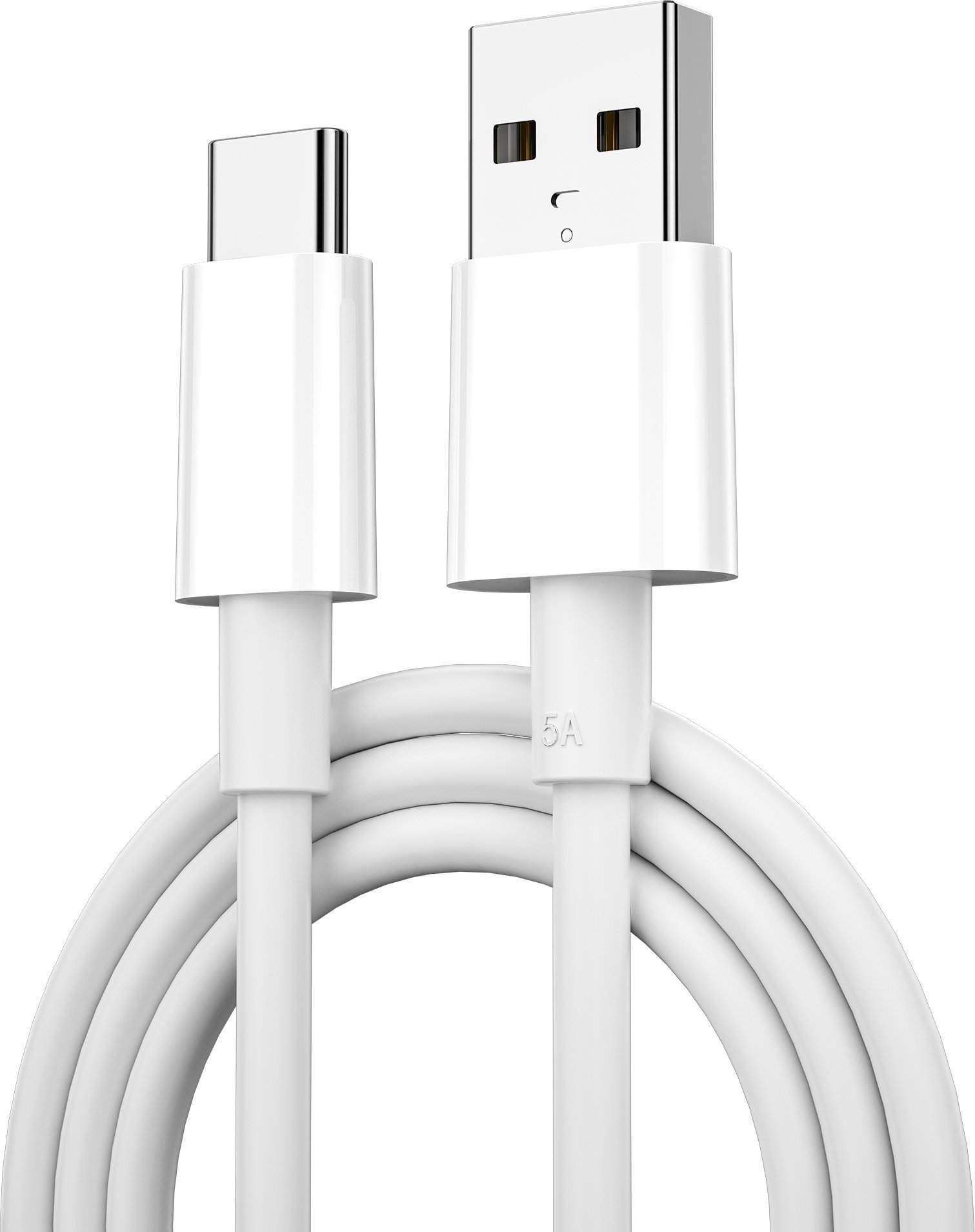Kabel USB USB-A + USB-C - USB-C 1.2 m Biały (GSM176139)