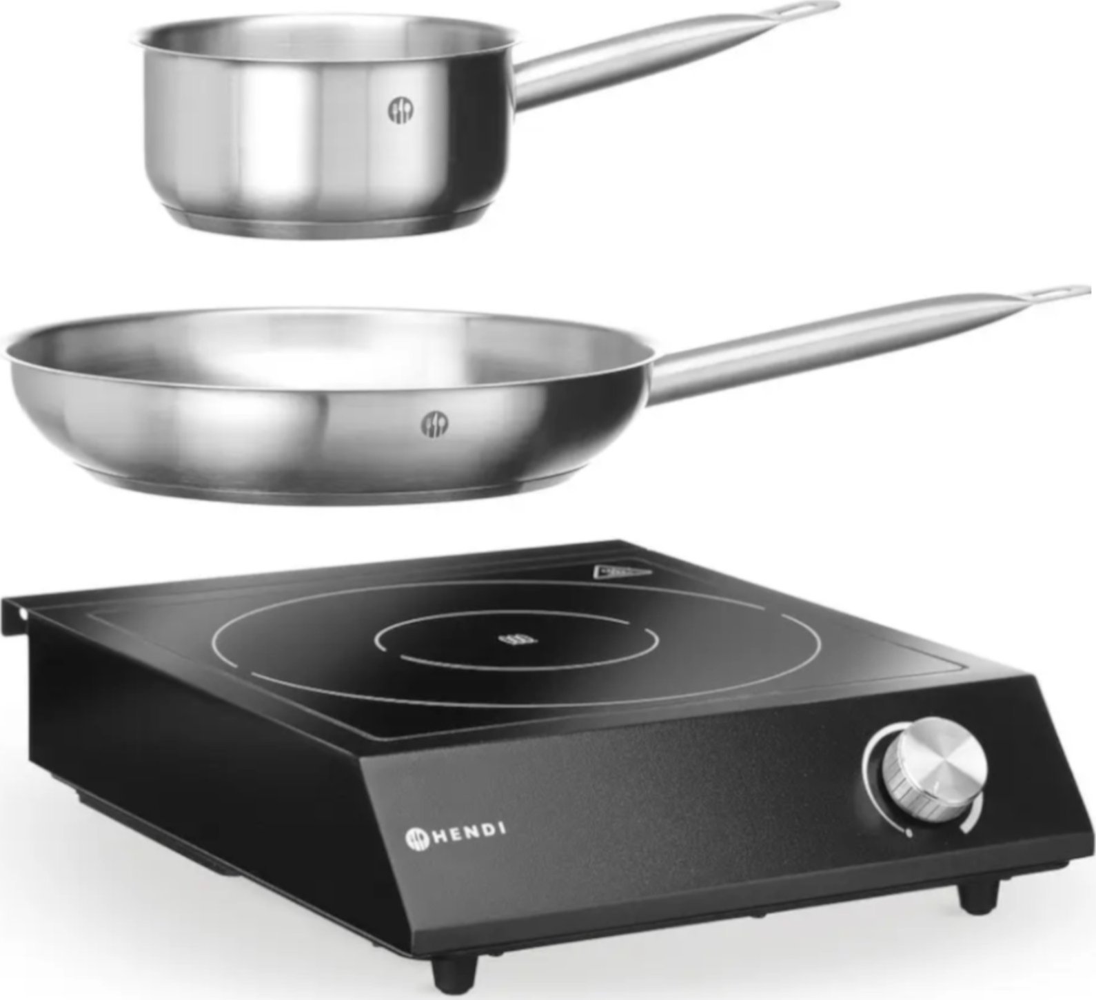 Hendi Zestaw do gotowania przenośny kuchenka indukcyjna rondel patelnia 3500 W Zestaw do gotowania przenośny kuchenka indukcyjna rondel patelnia 3500