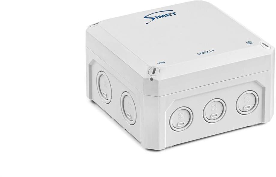 Puszka naścienna 140x140x81mm IP66 szara SNFK14 83170002