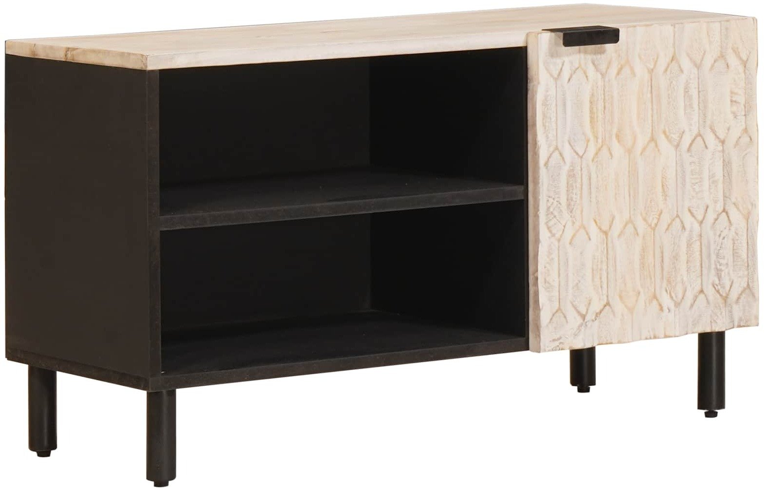 vidaXL Szafka pod telewizor Wykończenie białe