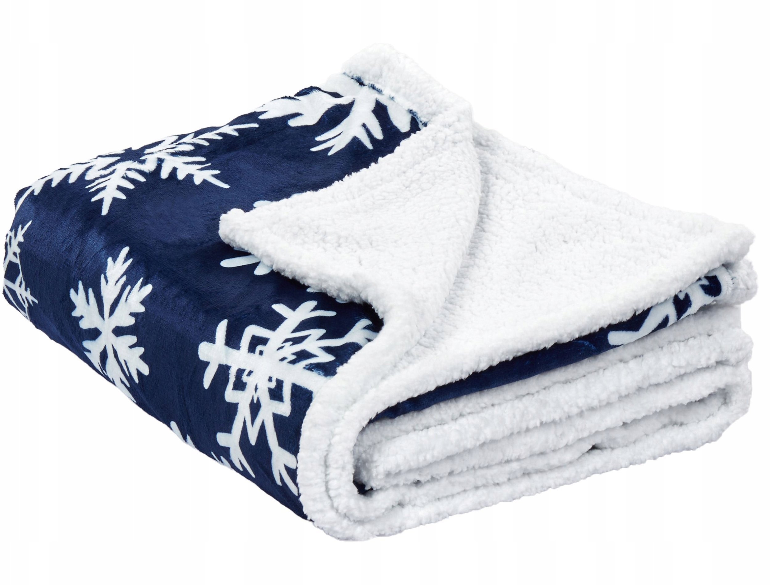 Beliani Koc ANISE 150 x 200 cm Ciemnoniebieski