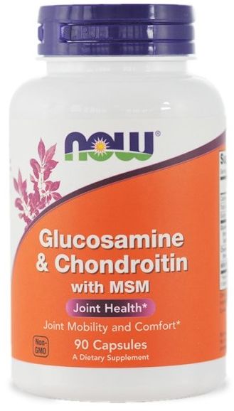 NOW Foods Glucosamin & Chondroitin msm 180 kapsułek