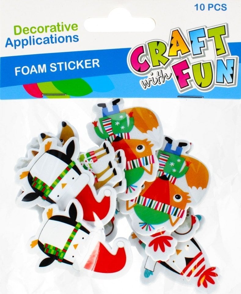 Craft with Fun OZDOBA BN EVA ZWIERZ SPRZYL 10SZT CF PBH 12/288