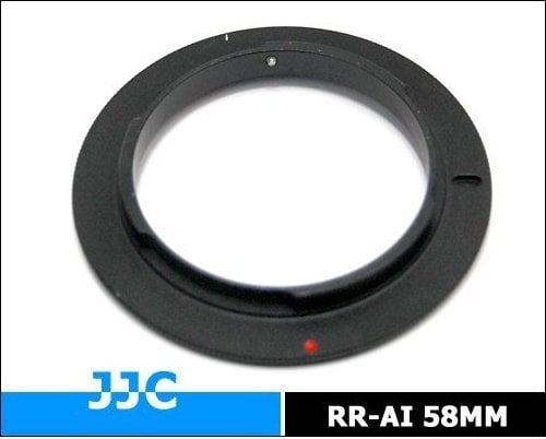 Freepower Pierścień odwrotnego mocowania FreePower Nikon F na 58 mm