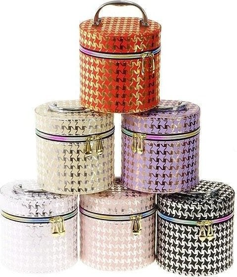 Adar Kuferek S z lusterkiem na zamek 14x13x14cm MIX