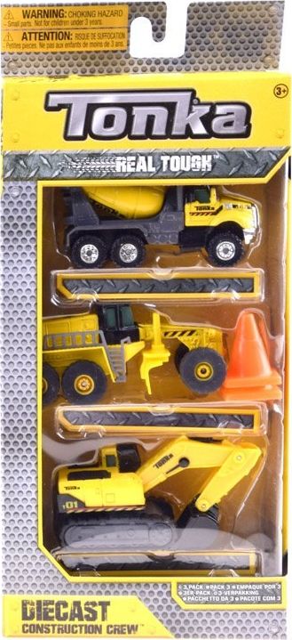 Hasbro Maszyny budowlane Tonka Autka zestaw 3 szt ZA3617