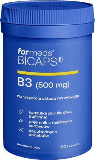 Formeds ForMeds - Bicaps B3, 500 mg, 60 kapsułek