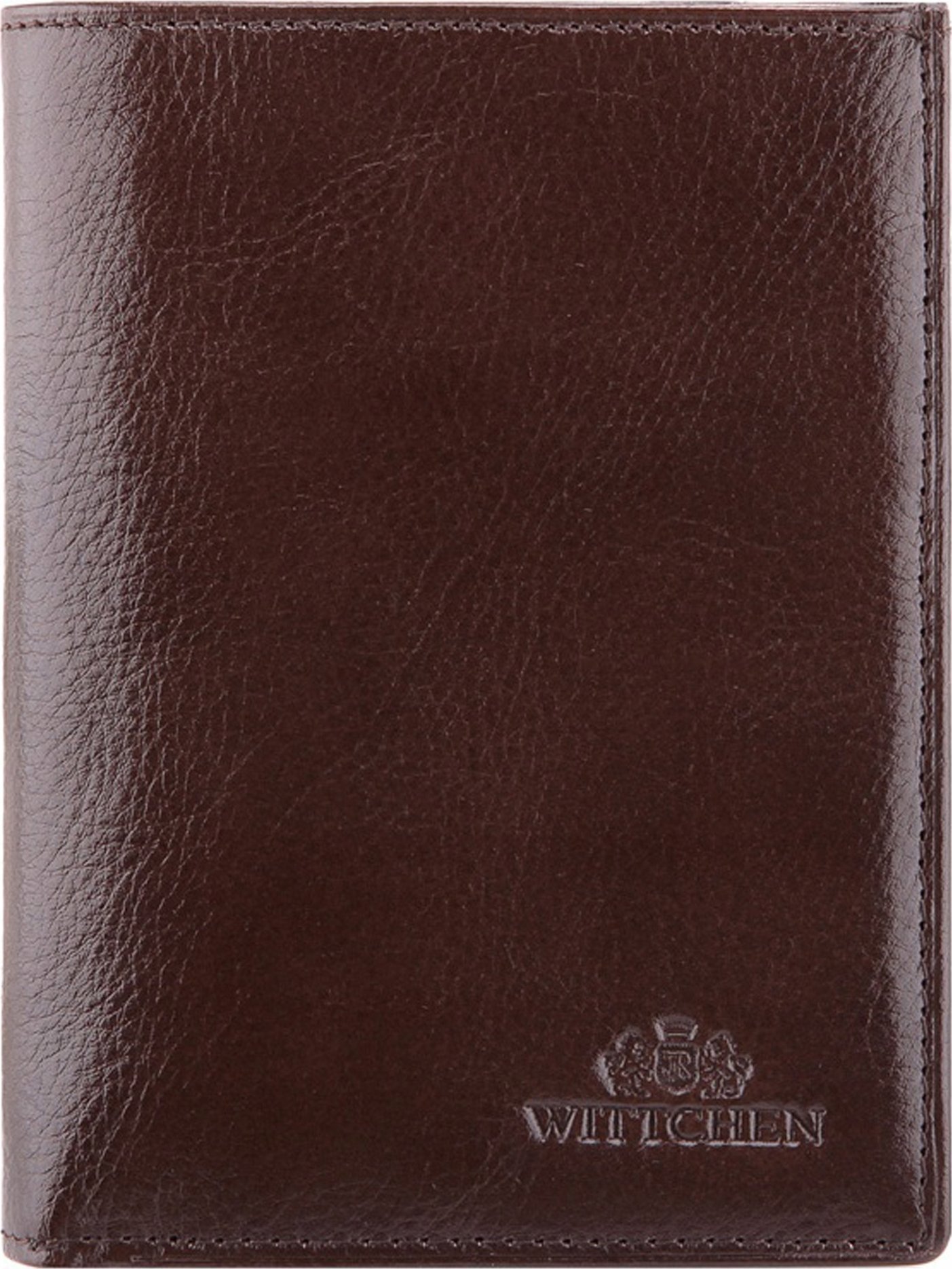 Wittchen Portfel męski ze skóry naturalnej w kolorze jasny brąz