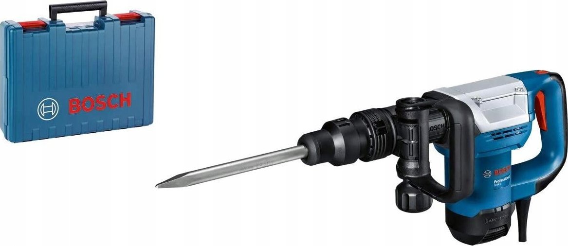 Młotowiertarka Bosch Bosch impact hammer GSH 5 Professional, chisel hammer (blue/black, 1,100 watts, case)