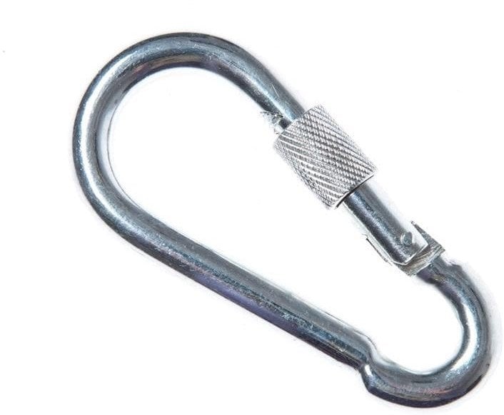 MOUNTING CARABINER 10X100 MM ZP WITH NU