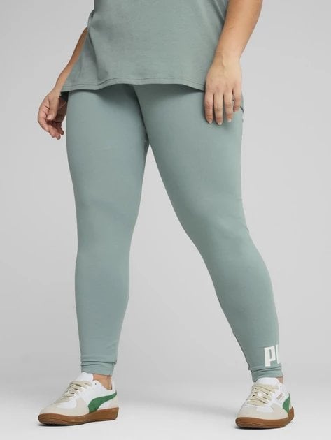 Puma moteriškos antblauzdžiai ESS Nr. 1, šalavijų žali