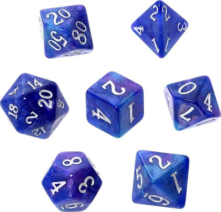 Rebel Komplet kości REBEL RPG - Akrylowe - Zmierzch