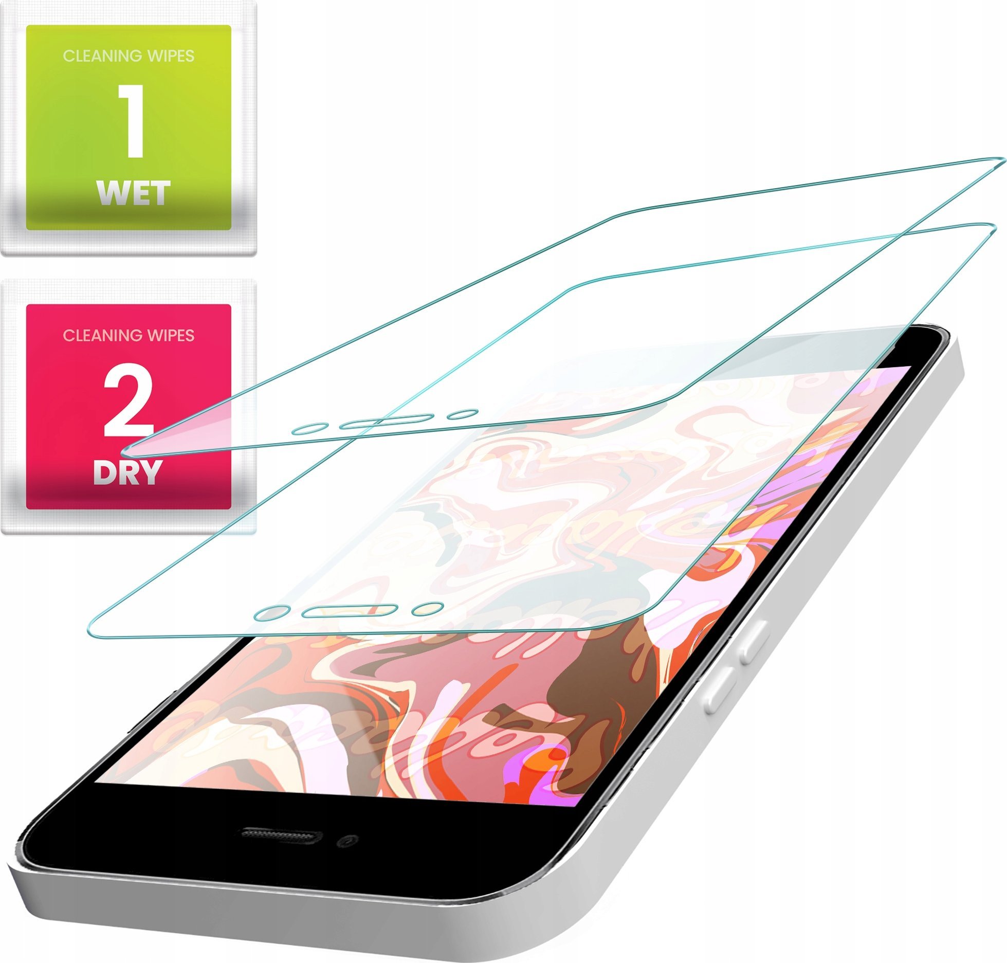 Hello Case 2-PAK Szkło Hartowane do Xiaomi Redmi 4x (szybka 9H, płaskie 2.5D,ochronne)