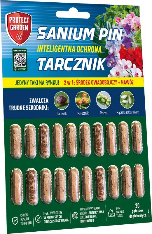 Protect Garden Sanium Pin Pałeczki 2w1 Na Szkodniki + Nawóz 2 g