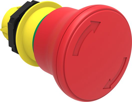 Lovato Electric Napęd przycisku bezpieczeństwa czerwony przez obrót bez podświetlenia (LPCB6644)