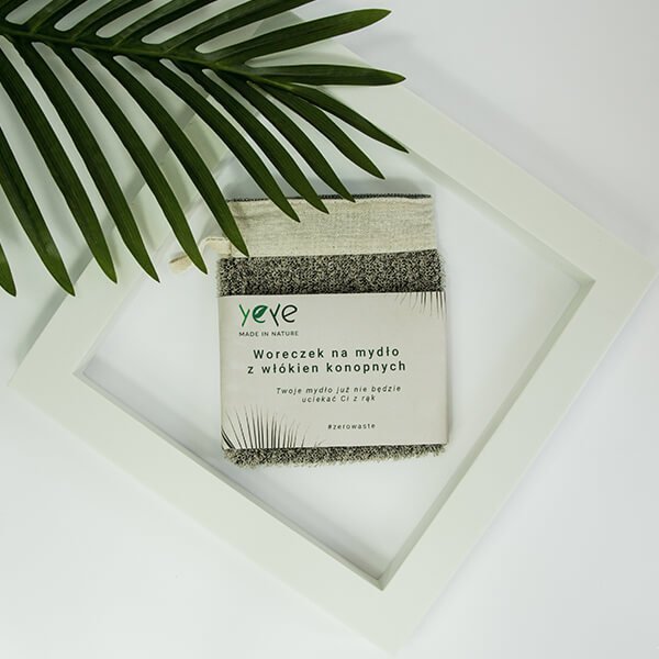 Yeye Woreczek na mydło z włókien konopnych Yeye