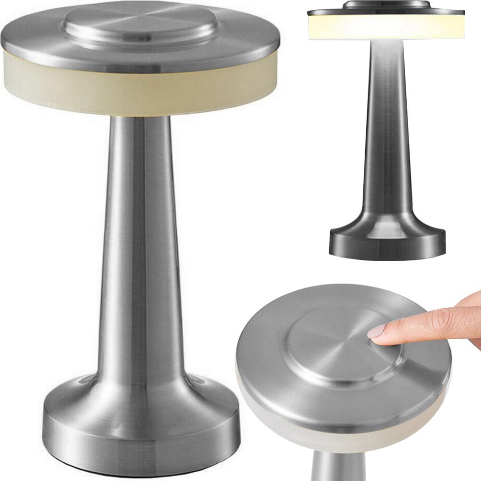 Lampka biurkowa Verk Lampka nocna stołowa dotykowa lampa 3 stopniowa do sypialni bezprzewodowa Lampka nocna stołowa dotykowa lampa 3 stopniowa do sypi