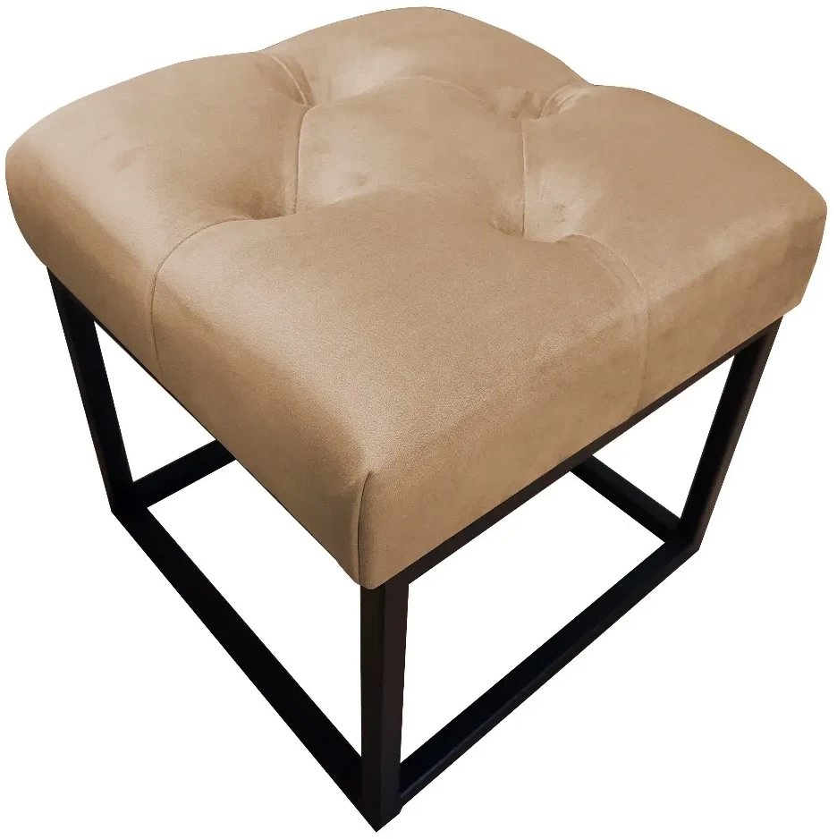 Pufa CHARLIE MG VELVET beżowa ATOS