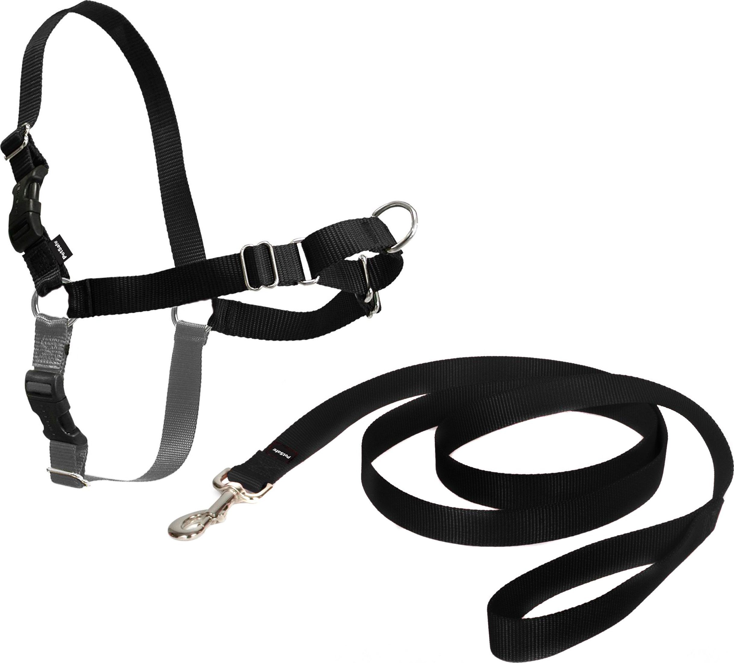 PetSafe Petsafe Easy Walk® Harness XL juodos petnešos lengvam pasivaikščiojimui (apimtis 86-117cm)