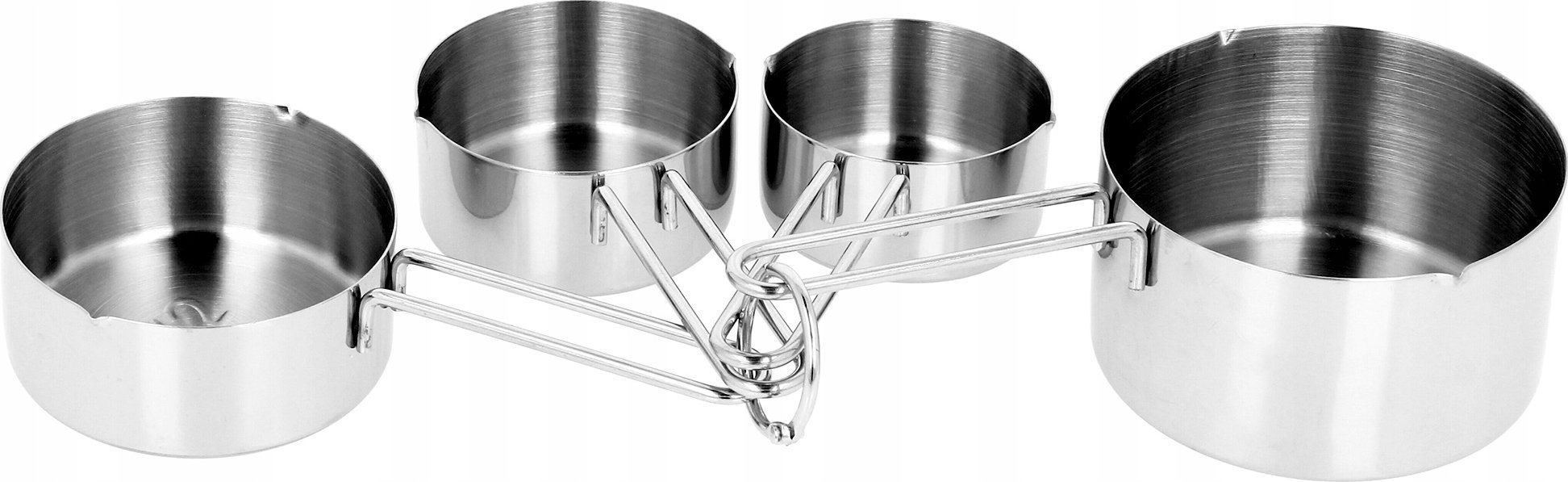 Brunbeste MIARKI KUBKI DO ODMIERZANIA KUCHENNE POMIAROWE 4 SZT. VIAGGIO + EBOOK!