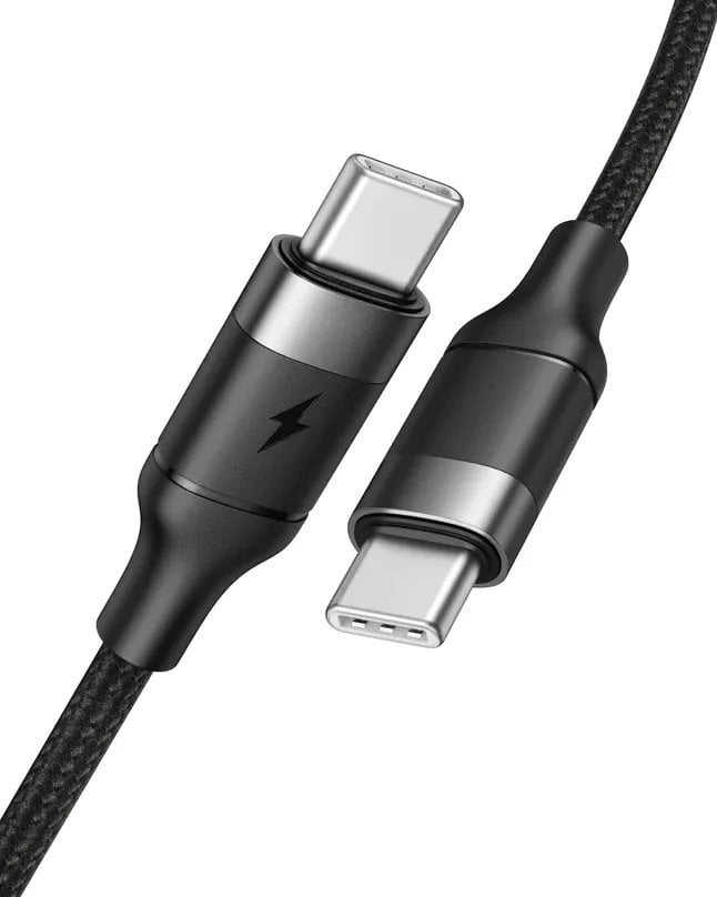 Kabel USB Veger USB-C - USB-C 1.5 m Czarny