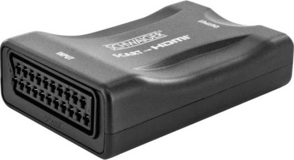 Adapter AV Schwaiger Scart - HDMI czarny (HDMSCA01 533)