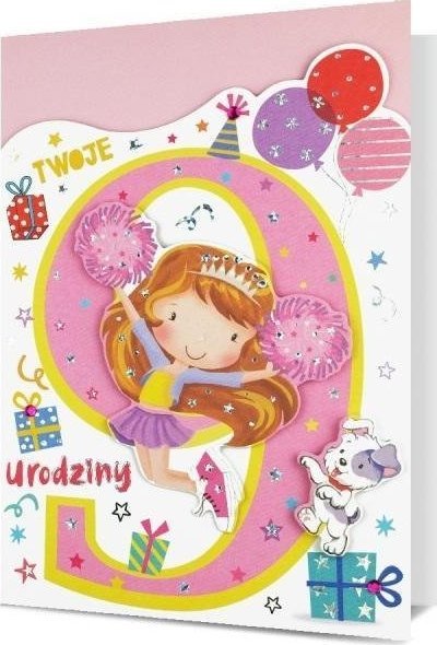 Pan Dragon Karnet B6 Urodziny 9