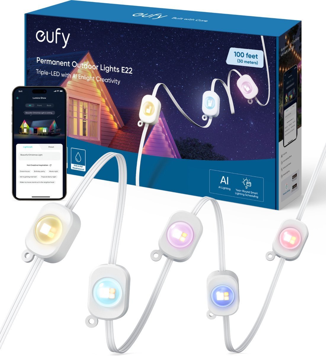 eufy Permanent Outdoor Light, 15m