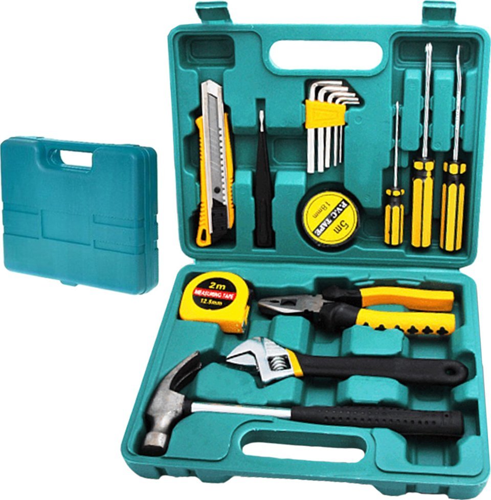 Zestaw narzędzi Verk Zestaw narzędzi śrubokręty młotek 16 el walizka Zestaw narzędzi śrubokręty młotek 16 el walizka