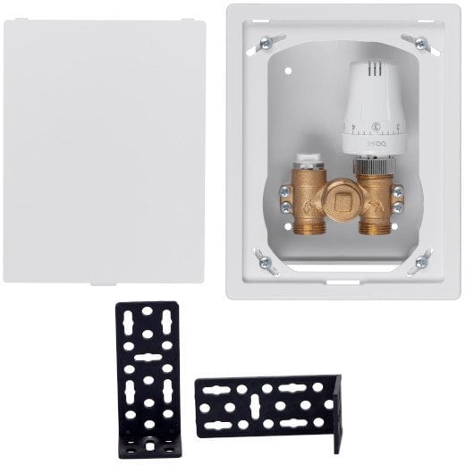 RTL box – do wbudowania w ścianę z ogranicznikiem temperatury powrotu