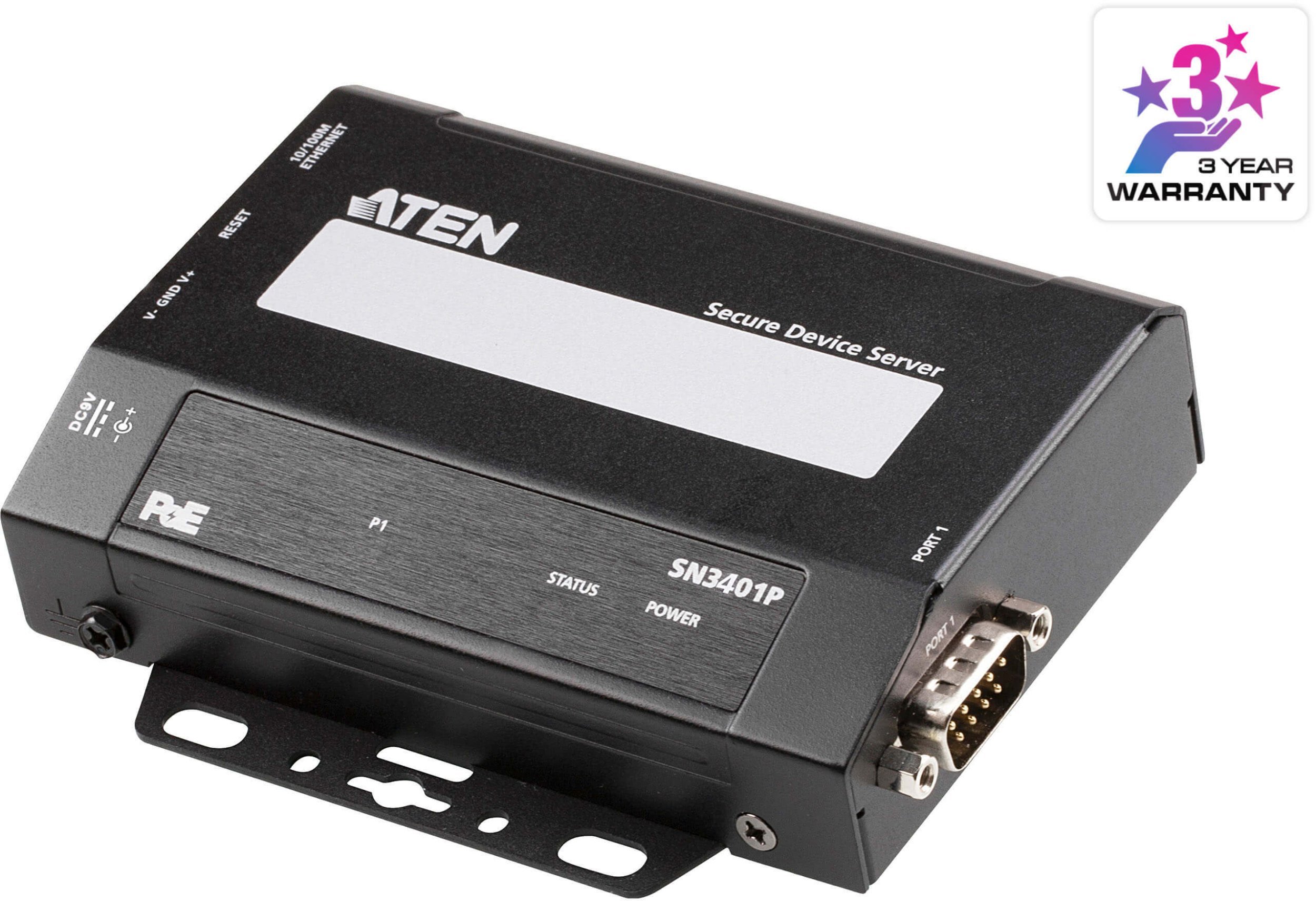 Serwer plików Aten SN3401P serwer portów szeregowych RS-232/422/485