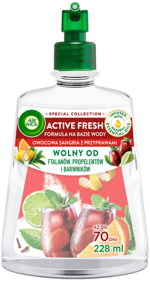 Air Wick Active Fresh Wkład Owocowa Sangria z Przyprawami 228ml